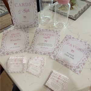 LoveShackFancy Pink Floral Party Invitation Set